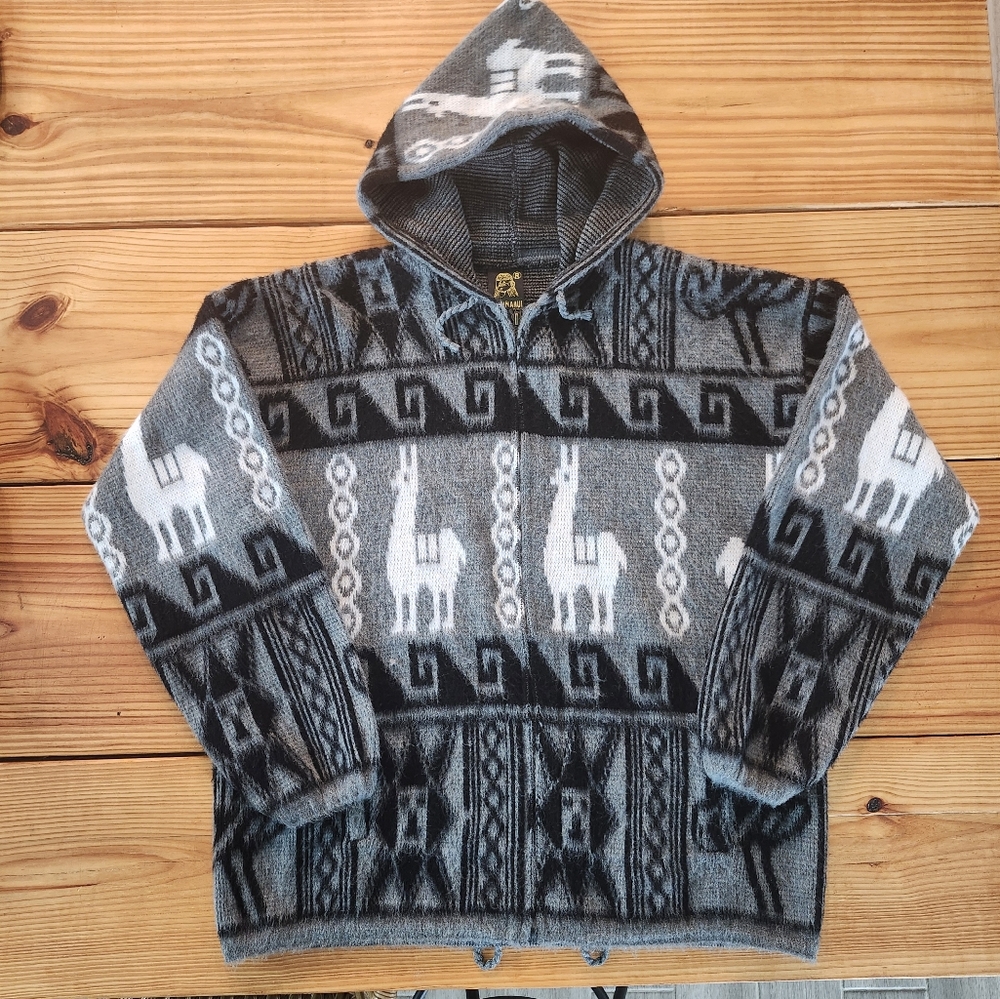 Rumiñahui Alpaca Wool Jacket Men's XL